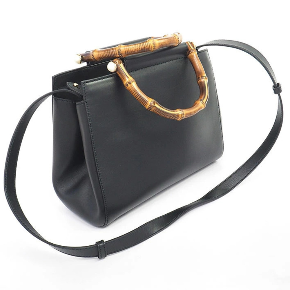 Gucci Pearl Bamboo Handbag